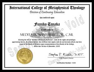 meditation instructor certification